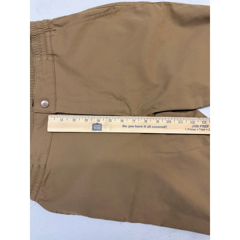 The North Face Mens Tan Brown Elastic Waist Outdoor Hiking Pants Size 30